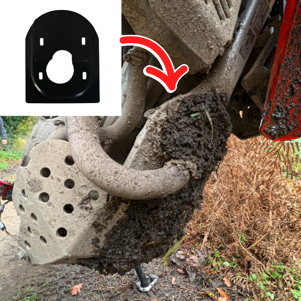 Honda CRF300L Exhaust Mud Catcher