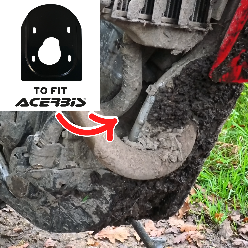 To Fit Honda ACERBIS CRF300L Exhaust Mud Catcher