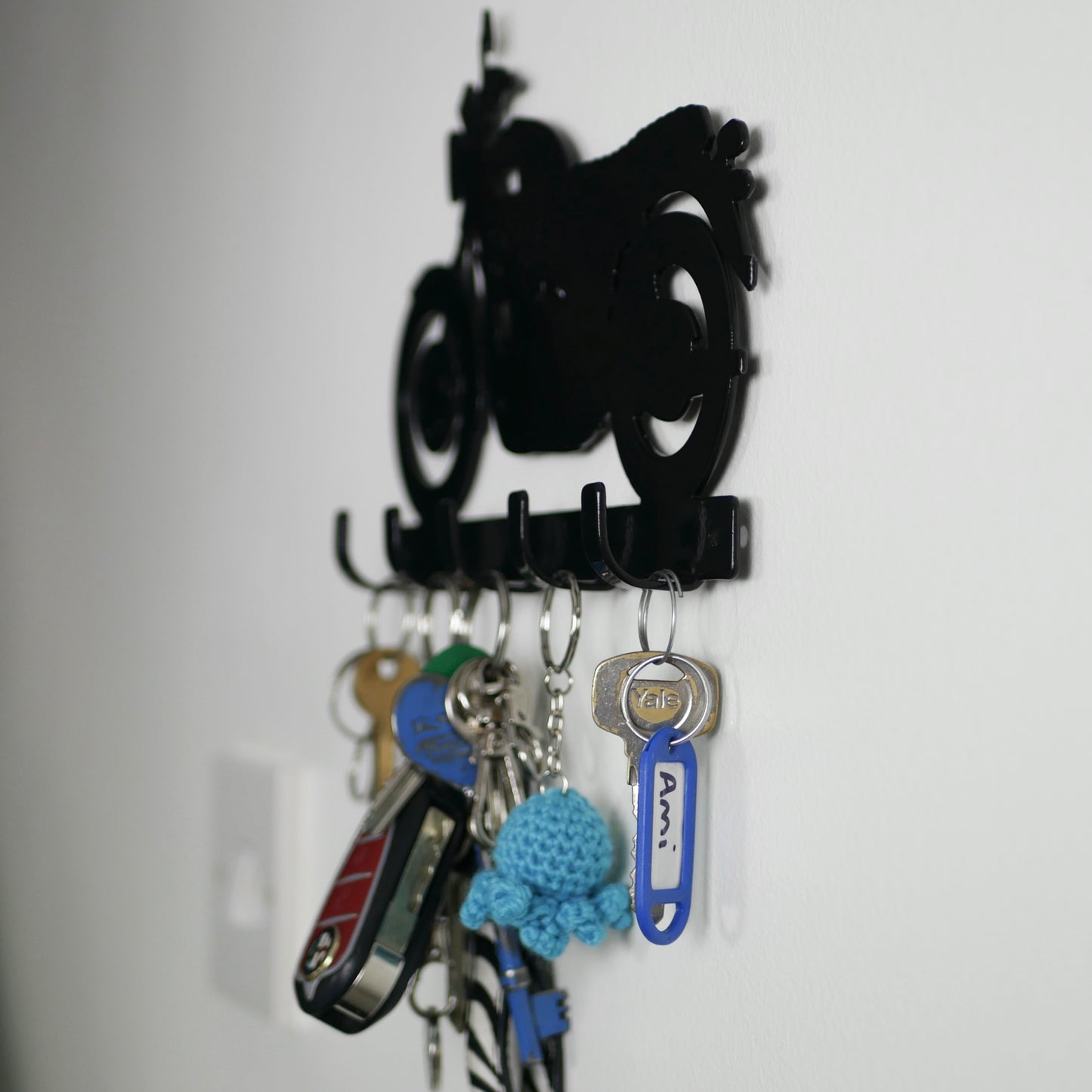 Classic Motorbike Key Rack