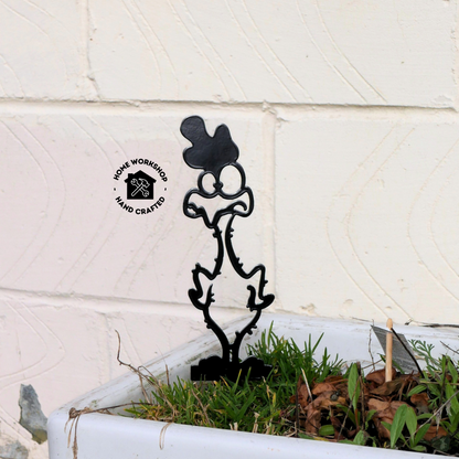 Cartoon Funny Chicken Garden Stake